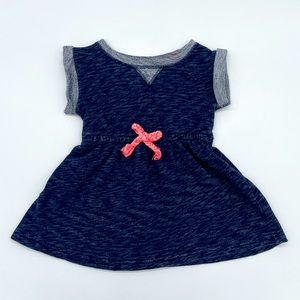 Cat & Jack | Toddler Girls Blue Top With Pink Bow